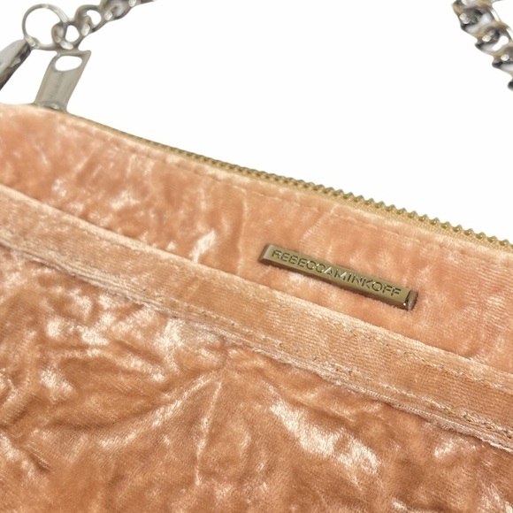 Rebecca Minkoff Mini Mac Velvet Convertible purse - Picture 8 of 10